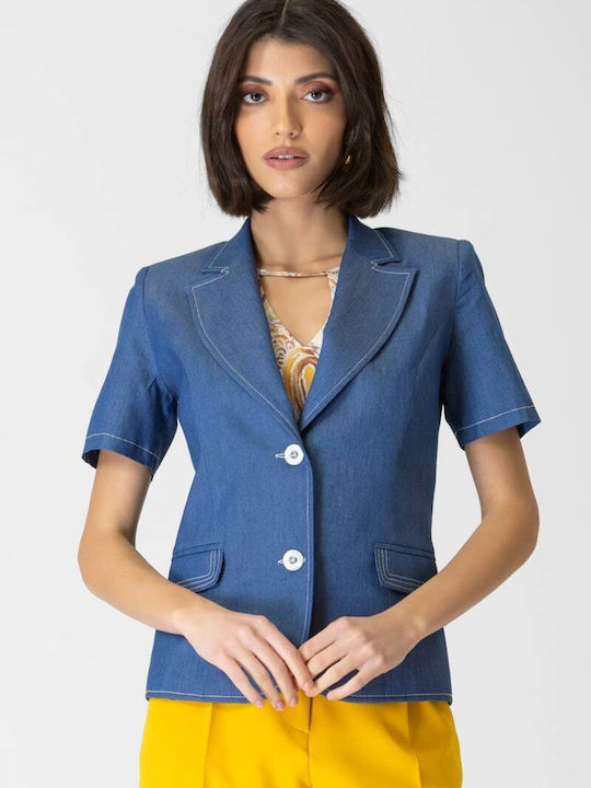 Chrisper Damen Blazer Blau