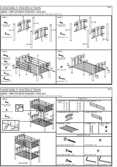 Decker Κουκέτα Μονή για Στρώμα 90x200cm