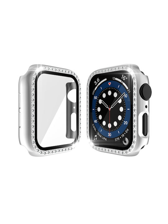 Пластмасов Калъф в Сребрист цвят за Apple Watch Series 3, 2, 1 38мм