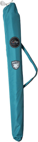 Campo Folding Beach Umbrella Diameter 2m Capri Blue