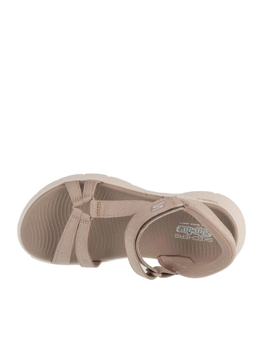 Go Walk Flex Illuminate Γυναικεία Σανδάλια Γκρι