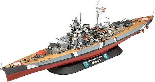 Revell Bismarck Φιγούρα Μοντελισμού σε Κλίμακα 1:700 με Κόλλα και Χρώματα