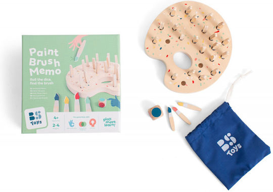BS Toys Χρωματιστά Πινέλα Educational Game Knowledge made of Wood for 4+ years old Years Old