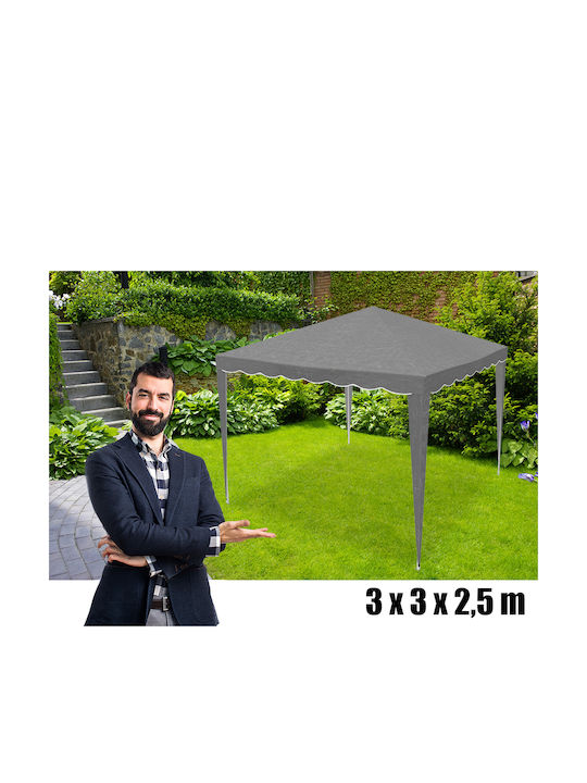 Gazebo Grădină Gri x3m