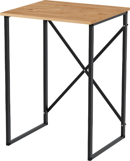 Megapap Doyle Ραφιέρα Μπανιέρας Μεταλλική 67x60x92.8cm Καφέ