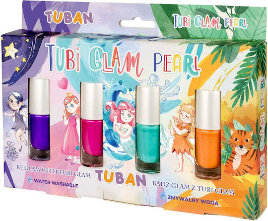 Tuban Lacuri de unghii pentru copii 4buc