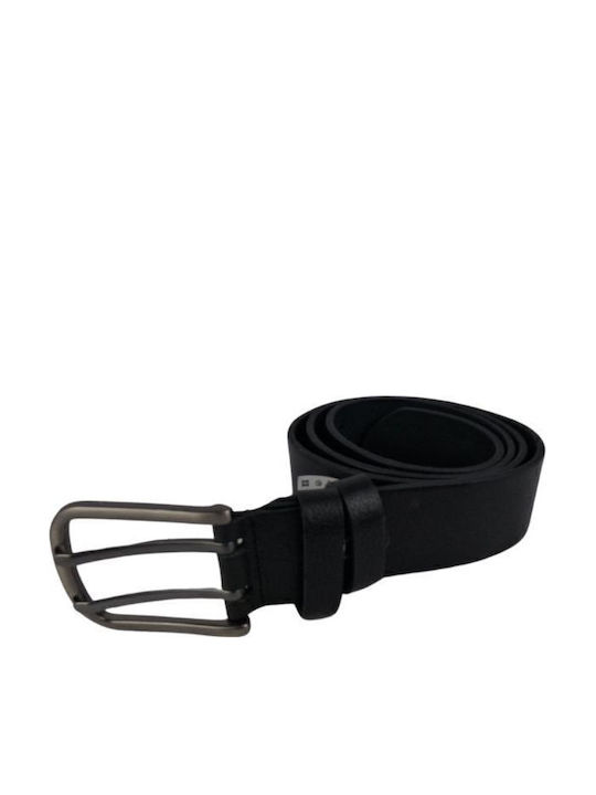 Herren Gürtel Leder Schwarz
