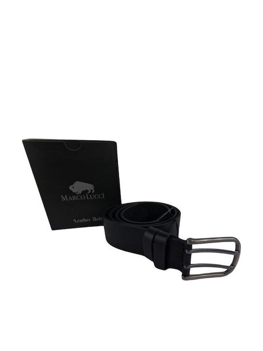 Men's Belt Leather Black