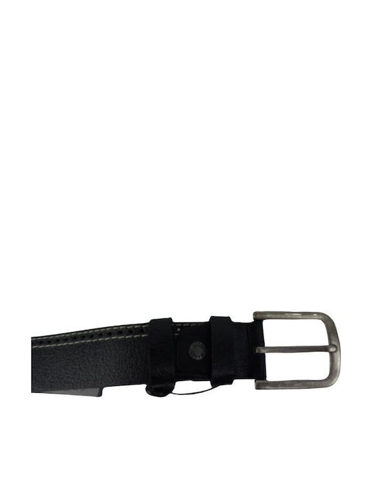 Herren Gürtel Leder Schwarz