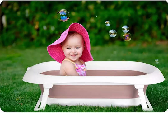 Ricokids Πτυσσόμενη Μπανιέρα Μωρού Λευκή