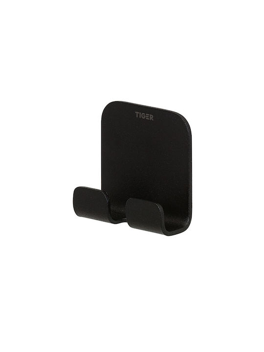 Set accesorii toaletă Tiger Colar, suport perie toaletă montat pe perete, cârlig, metal, 3 piese, negru Set accesorii toaletă Tiger Colar, suport perie toaletă montat pe perete, cârlig, metal, 3 piese, negru