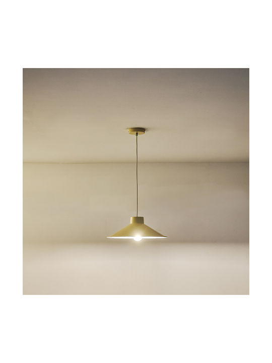 Eurolamp Neli Ceiling Light Beige Bell with E27 Socket 36x115x115cm