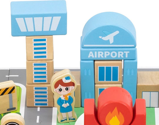 Educational Blocks Building Blocks Cities Wooden for 2+ years Years 100pcs