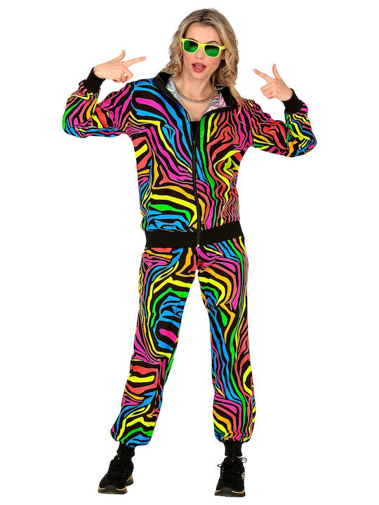 Carnival Costume Neon Rainbow Tracksuit