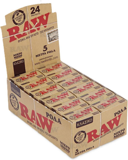 Raw Classic Ρολά Στριφτού Τσιγάρου 5m 24τμχ