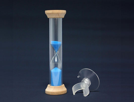 Wall-Mounted Bathroom Hourglass Sablina Douceur D'intérieur Suction Cup Duration 5 Minutes 2.5x9.5cm 1802061