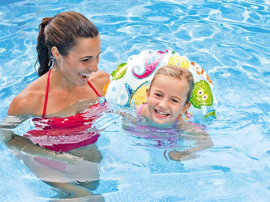 Intex Lively Print Kids' Swim Ring with Diameter 51cm. for 4-6 Years Old Watermelon-Flamingo-Ice Cream