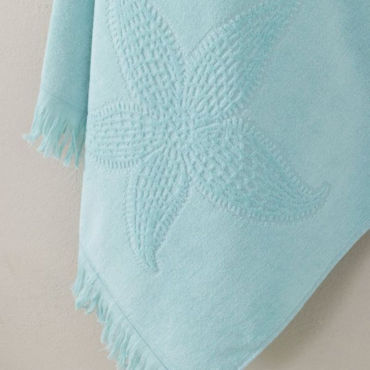 Nima Starfish Βαμβακερή Γαλάζια 160x90εκ.