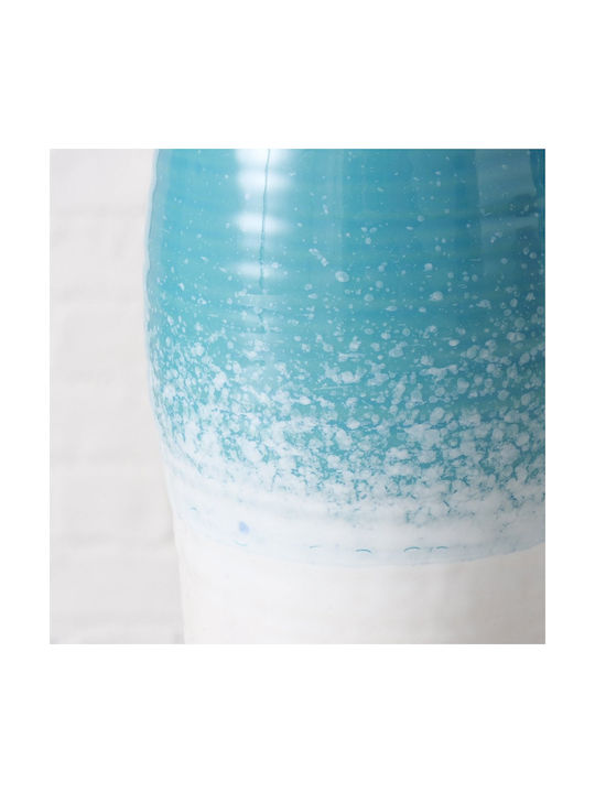 MSA Vază Decorativă Ceramică Alb 12x12x25cm 1buc