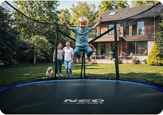 NEO Sport Trampolin Kinder Durchmesser 183cm mit Netz & Leiter