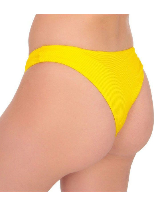 Set Bikini Τριγωνάκι Κίτρινο