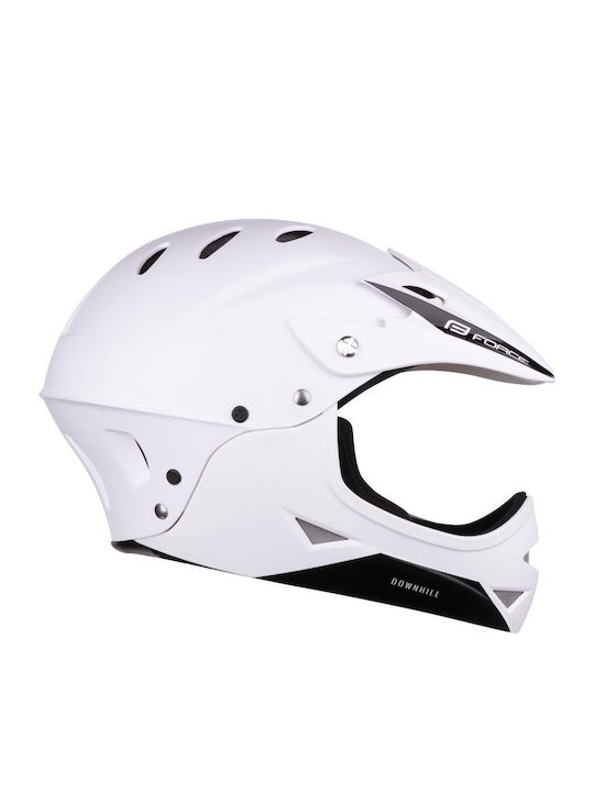 Force Kinderfahrrad- / Rollerhelm Vollgesicht für Fahrrad Abfahrt Schwarz