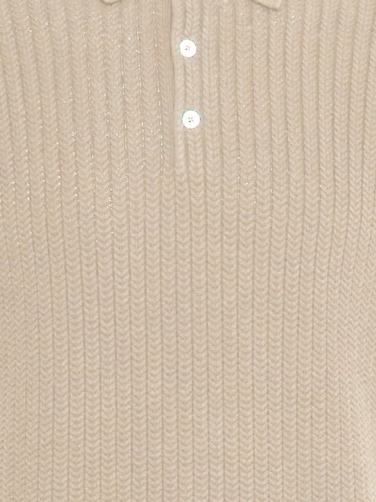 Polo Short Sleeve Blouse Plaza Taupe