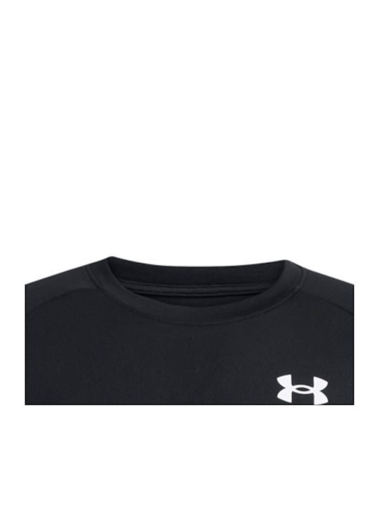 Kinder-T-Shirt Schwarz Tech