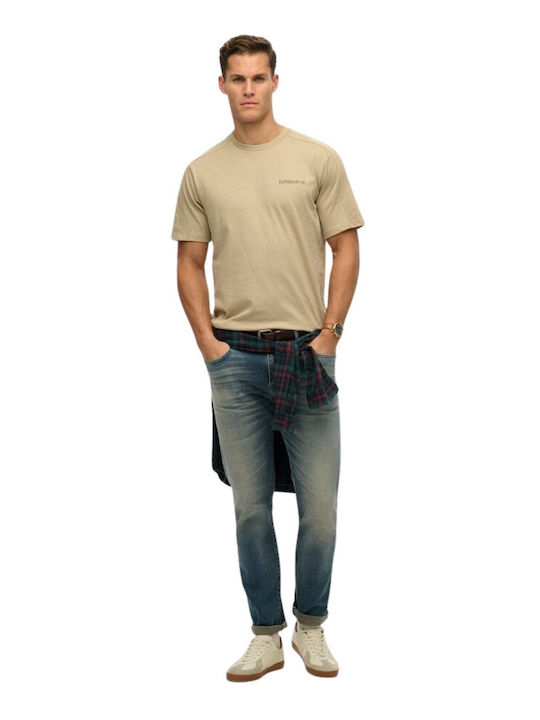 Αθλητικό T-shirt Sandy Brown