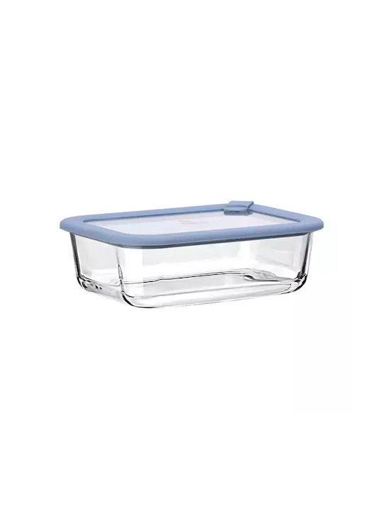 Estia Microwave Glass Lunch Box Colorseal Blue 1520ml
