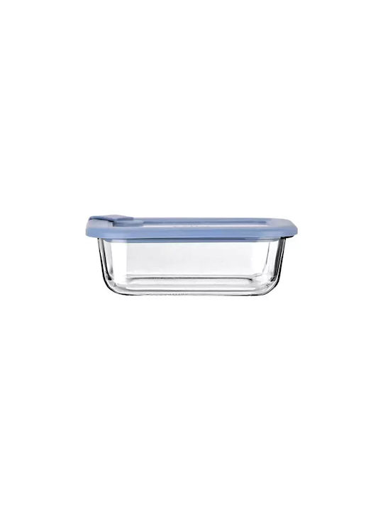 Estia Microwave Glass Lunch Box Colorseal Blue 640ml