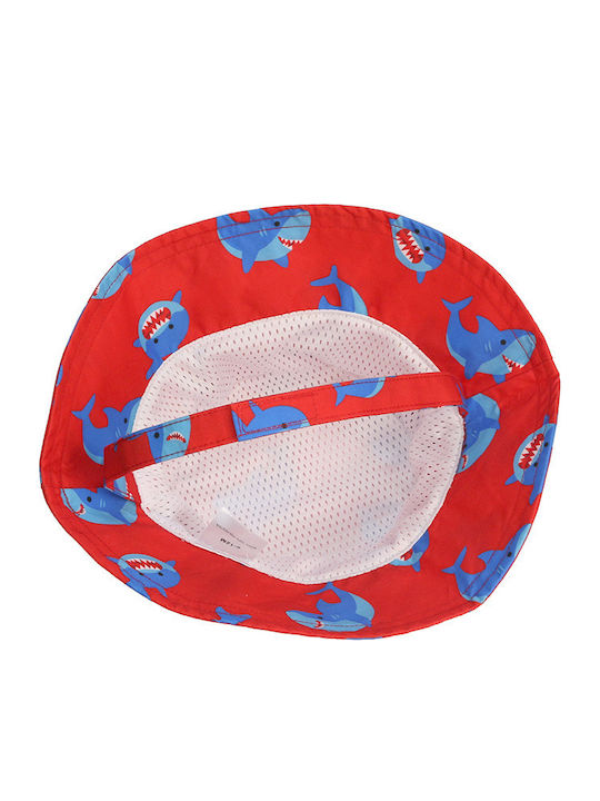 Zoocchini Kids' Hat Bucket Fabric Sunscreen Red