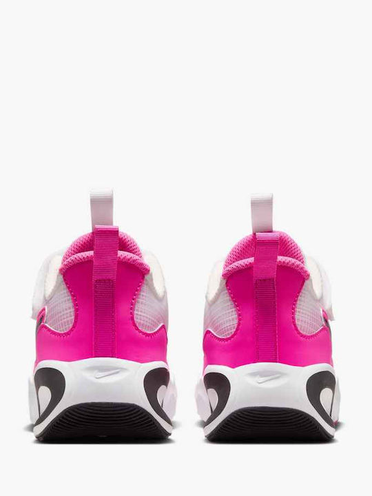 Air Max Nova Kids Sports Shoes with Hoop & Loop Closure Pink