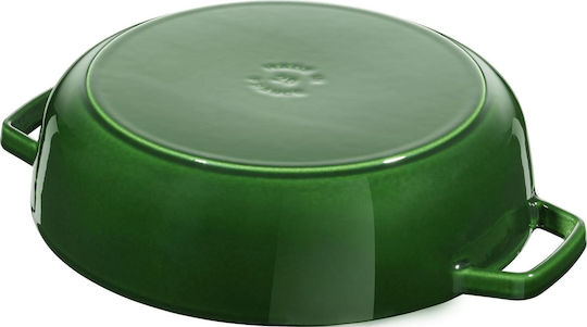 Sautieren Mit Deckel aus Gusseisen 28cm