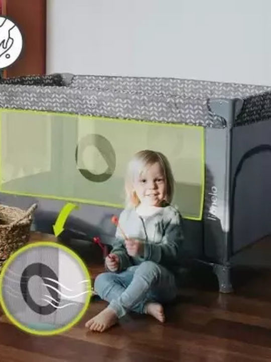 Lionelo Stefi Playpen With Mattress Beige 60x120cm