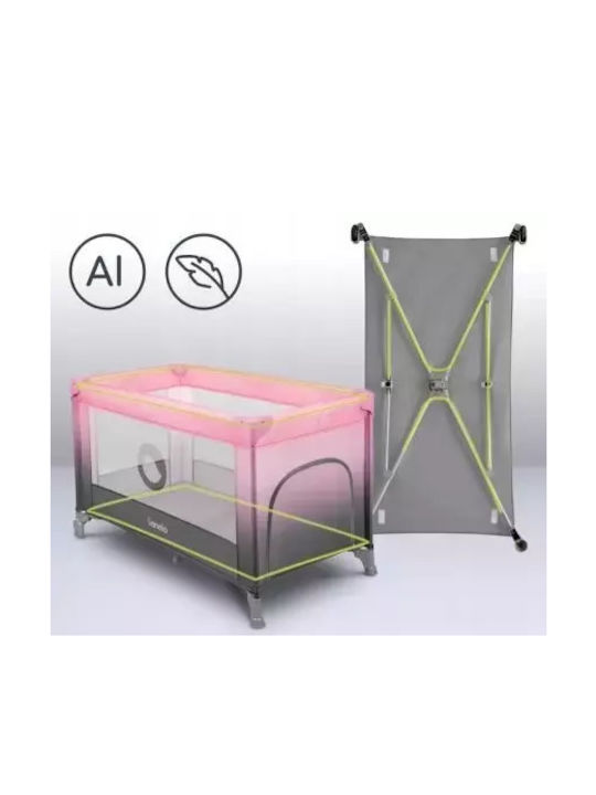 Lionelo Stefi Playpen With Mattress Beige 60x120cm