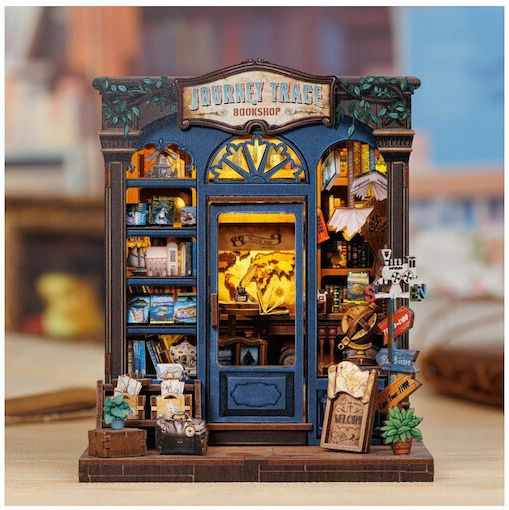 Cutebee Wooden Construction Toy Bookstore