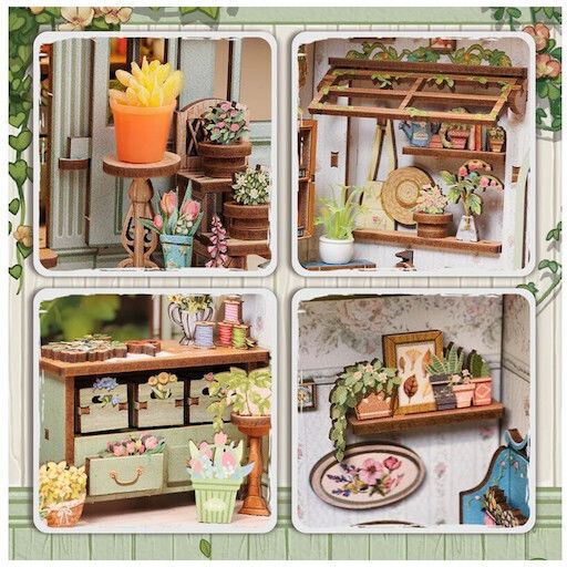 Cutebee Holz-Bauspielzeug Bookstore