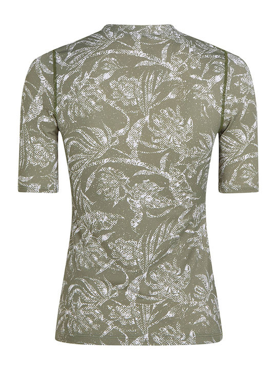 O'Neill O'Neill Essentials UPF 50 Women's Short Sleeve Sun Protection Shirt Green