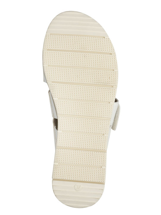 Flache Sandalen für Damen Anatomisch in Weiß Farbe