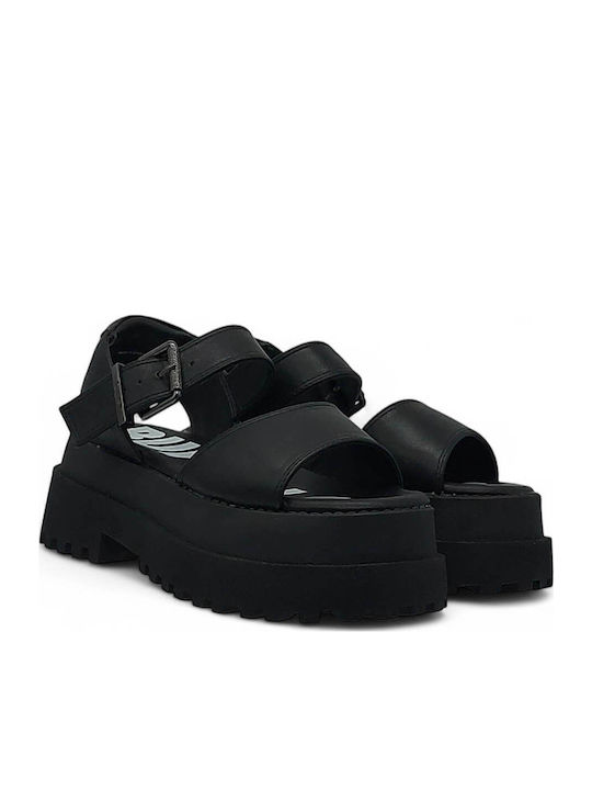 Jojo Women's Flat Sandals in Black Color