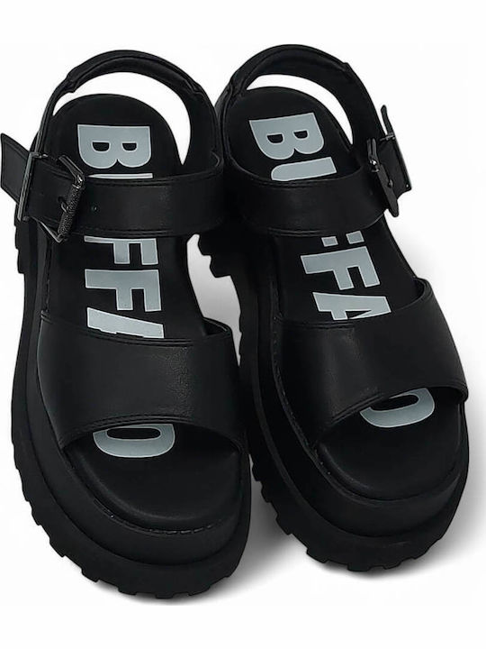 Jojo Women's Flat Sandals in Black Color