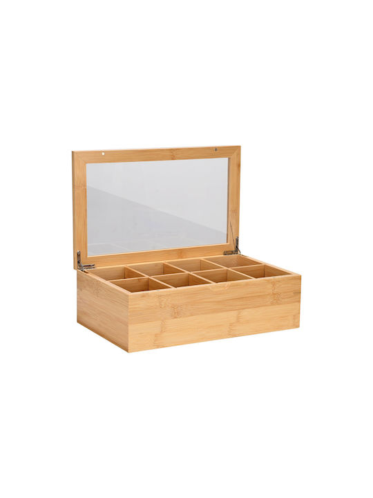 Estia Box for Coffee / Sugar / Tea with Lid Wooden Brown 19x9x31cm