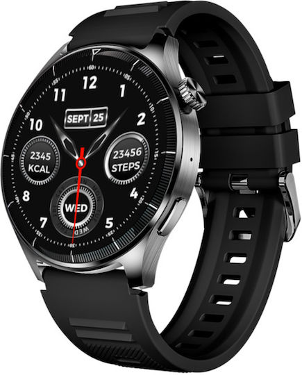 Bea-fon 301 46mm Smartwatch with Heart Rate Monitor (Black)