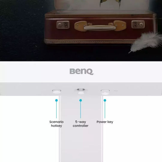 BenQ EW2790U IPS HDR Monitor 27" 4K 3840x2160 With Response Time 5ms GTG White