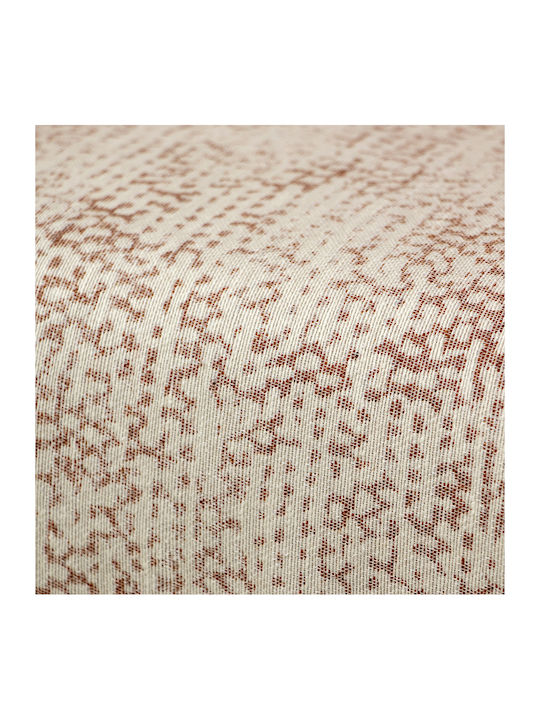 Lino Home Saphire Sofa Throw 2 Sides 180x250cm Terracotta