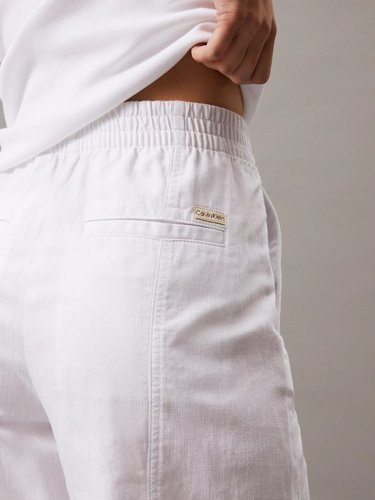 Damen Stoff Hose White