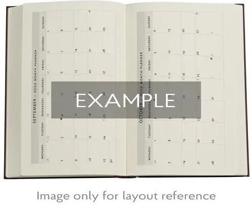 Vertical Εβδομαδιαίο Ακαδημαϊκό Planner Maxi 2025/26 Δερμάτινο 13.5x21εκ.