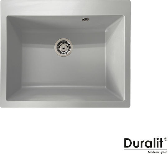 Duralit 105-KZ060-430 Ένθετος από Συνθετικό Γρανίτη Μ60xΠ50cm
