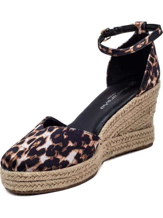 Women's Platform Espadrilles Brown